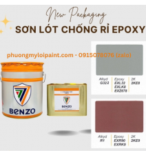 Sơn lót epoxy giàu kẽm Benzo 17.5L