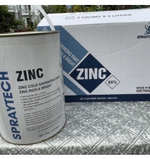 Sơn mạ kẽm lạnh zinc spraytech lon 1 lít