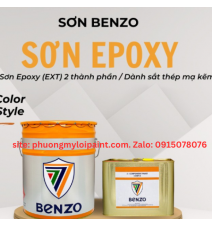 Sơn phủ Epoxy Benzo cho kim loại ngoài trời màu đỏ EXT403