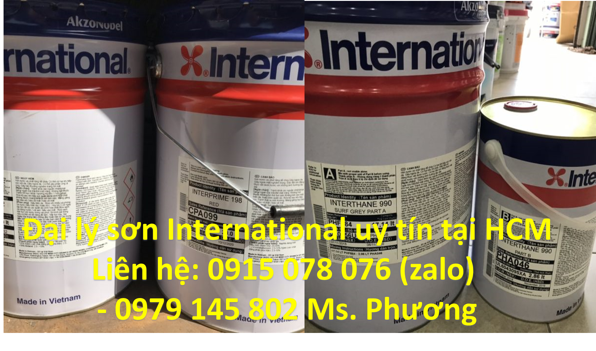 Đại lý chuyên cung cấp sơn Interthane 990 chất lượng cao