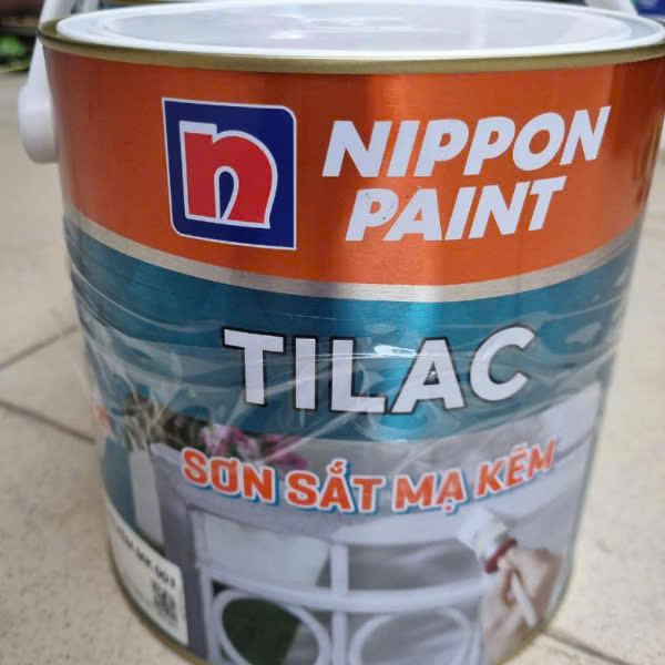 Sơn sắt mạ kẽm Tilac Nippon màu xám đậm XF mờ  MK009