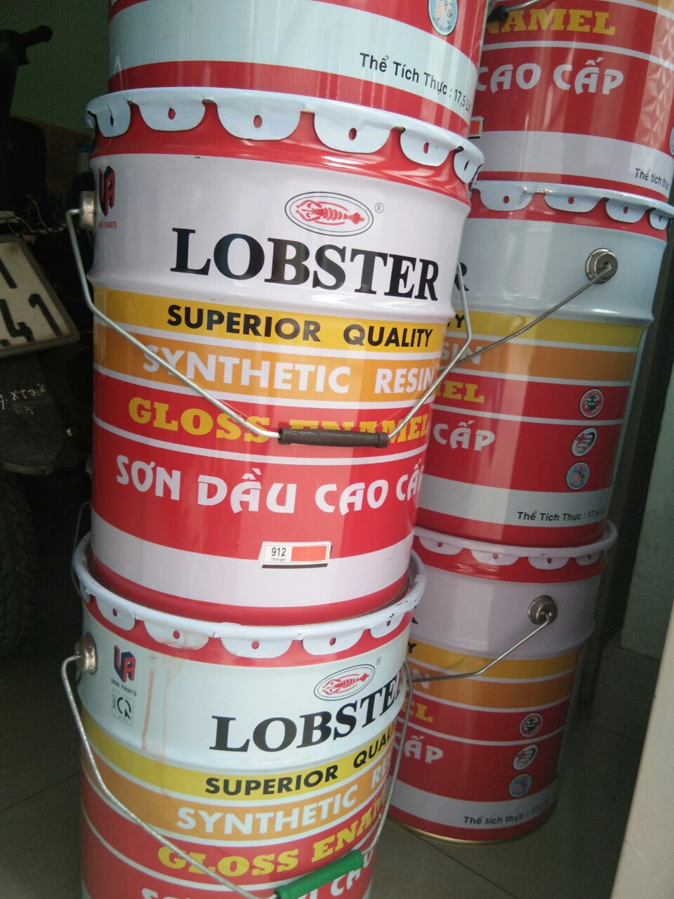 Bảng màu sơn dầu Lobster Bảng màu sơn dầu Lobster