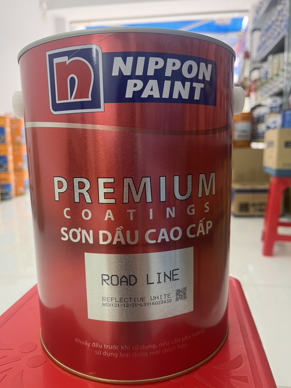 Công Ty Cung Cấp Sơn Phản Quang Nippon Vàng, Đỏ, Trắng, Đen Chính Hãng
