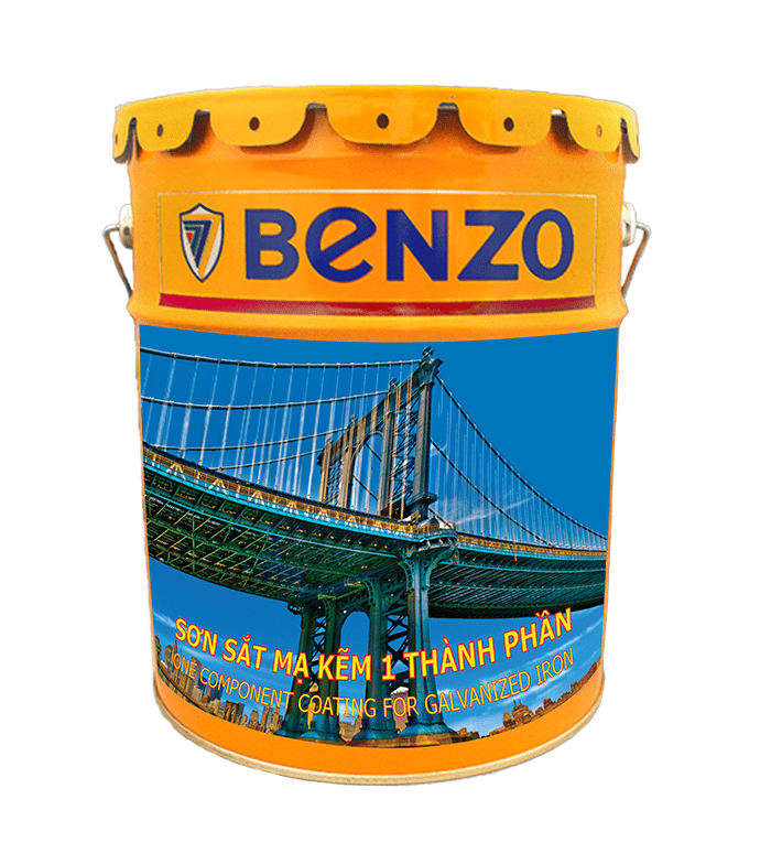 Đại lý bán sơn 1k Benzo K403 đỏ cho kẽm