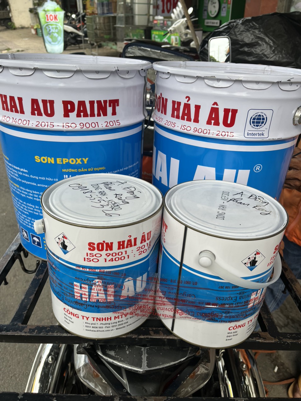 Đại lý sơn 2 thành phần Hải Âu cho sắt tại HCM Đại lý sơn 2 thành phần Hải Âu cho sắt tại HCM