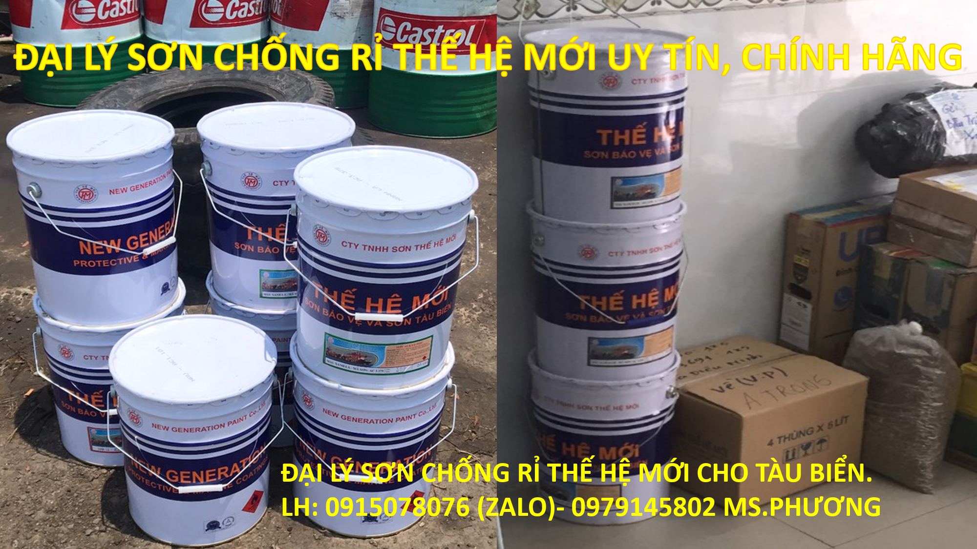 Đại lý sơn chống rỉ  Thế Hệ Mới một thành phần giá rẻ Đại lý sơn chống rỉ  Thế Hệ Mới một thành phần giá rẻ