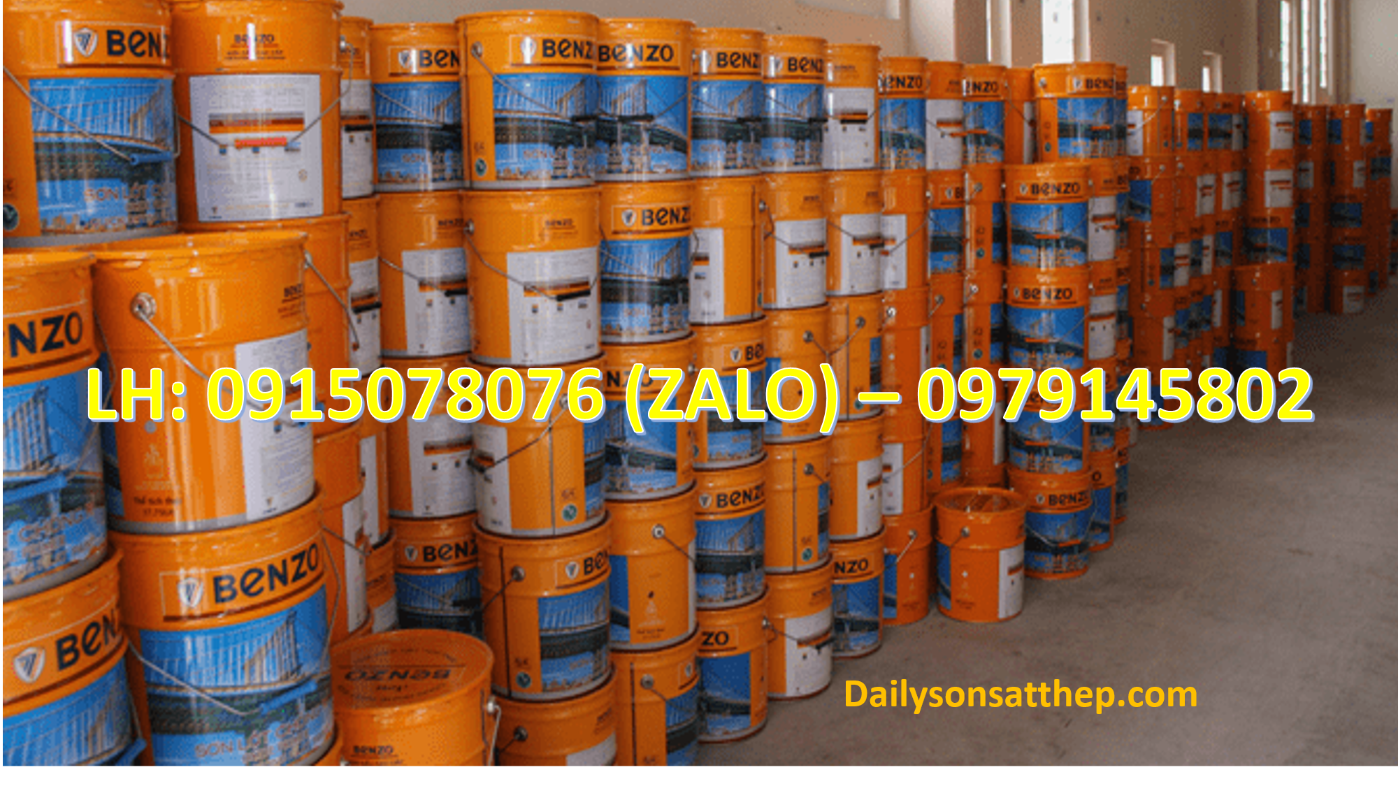 Đại lý sơn dầu Benzo chính hãng tại HCM