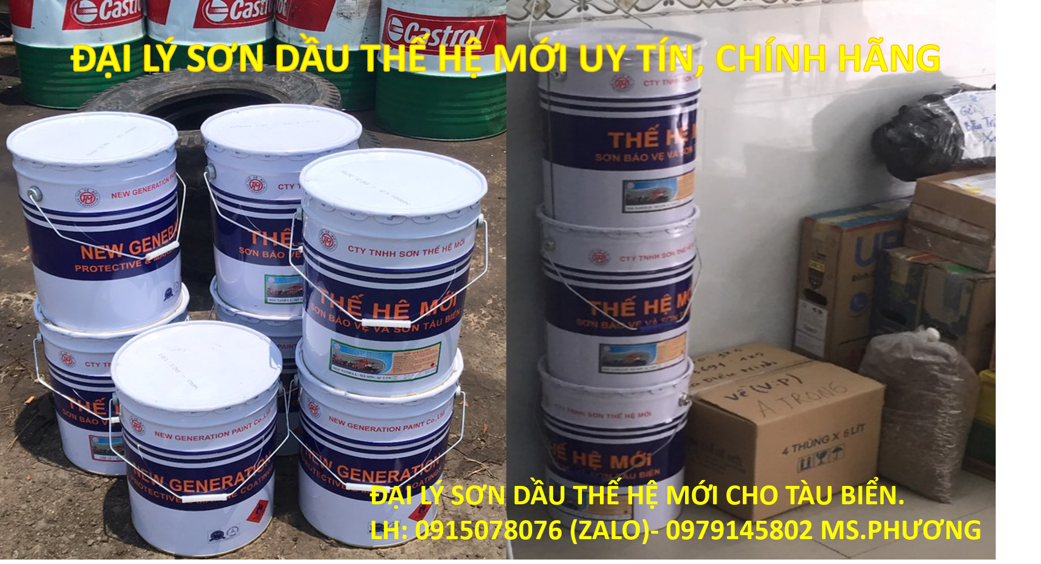 Đại lý sơn dầu Thế Hệ Mới uy tín ở HCM