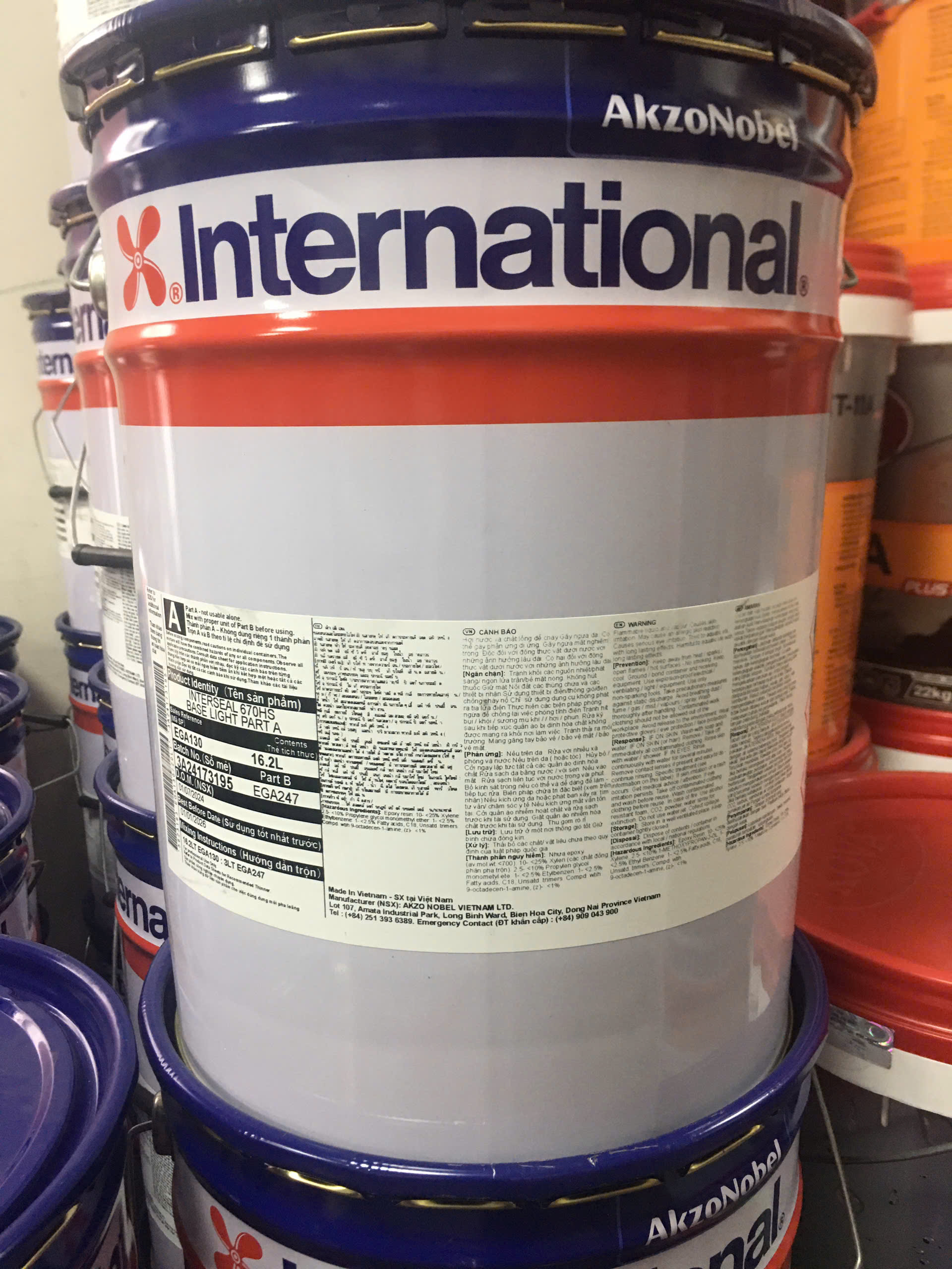 Đại lý sơn lót epoxy Interseal 670HS F684 Đại lý sơn lót epoxy Interseal 670HS F684