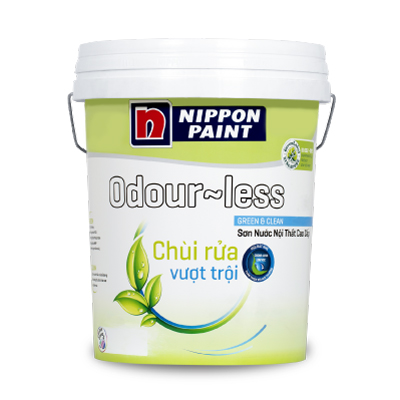 Sơn Nippon Odourless chùi rửa vượt trội 5L