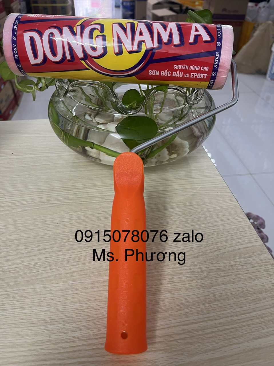 Ru lô lăn sơn Epoxy Đông Nam Á 23 cm