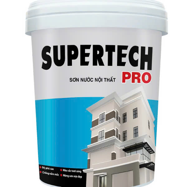 Sơn Toa Supertech Pro nội thất  18L