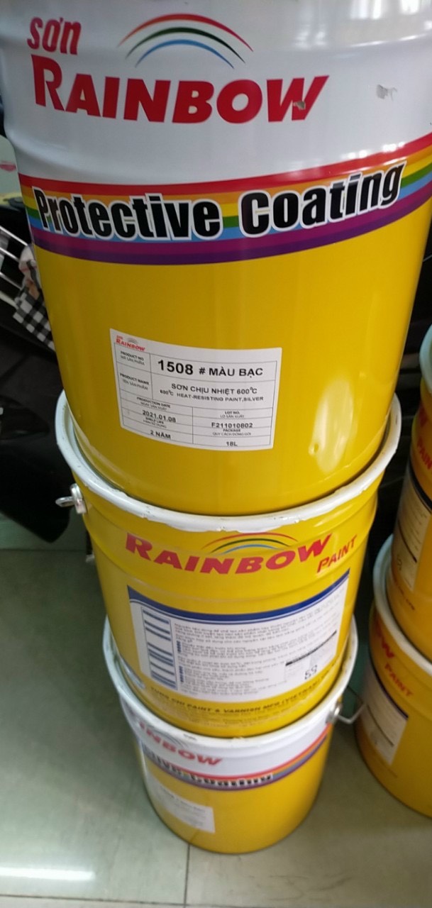 Sơn chịu nhiệt 200 độ, 300 độ, 400 độ, 500 độ, 600 độ