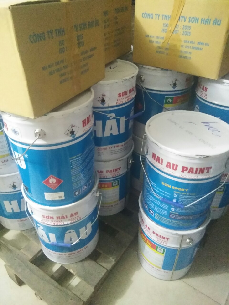 Sơn chống rỉ Hải Âu hai thành phần EP702 Sơn chống rỉ Hải Âu hai thành phần EP702