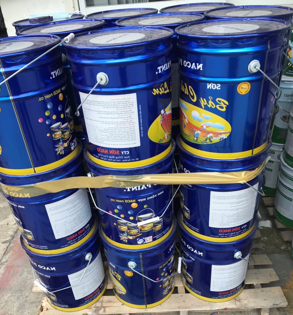 Sơn dầu Naco giá rẻ cho sắt thép