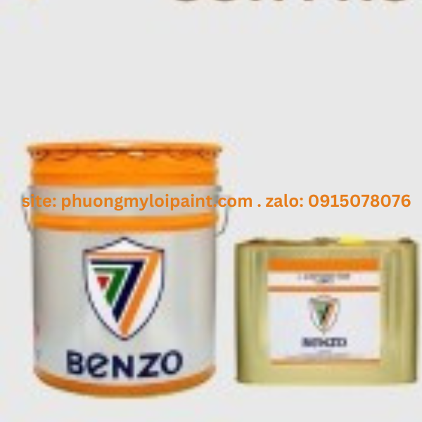 Sơn epoxy Benzo phủ màu cho sắt thép (17.5L)