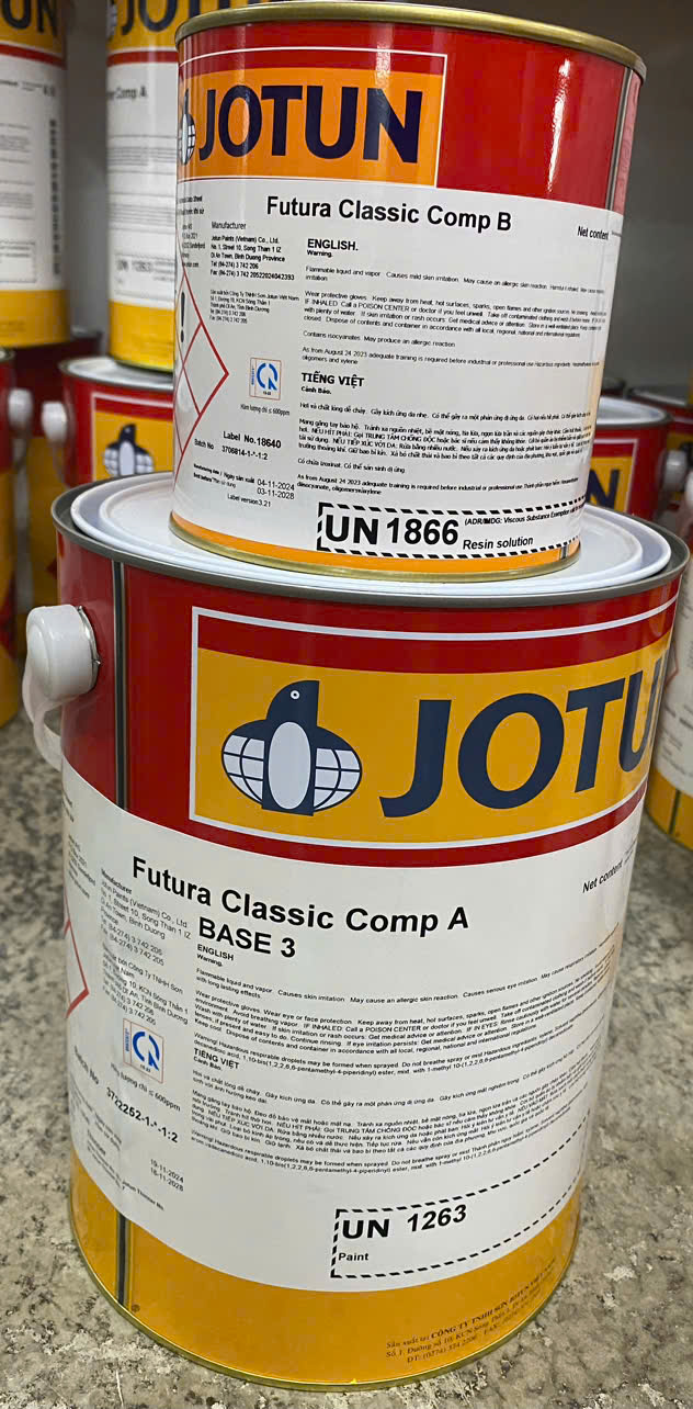 Sơn Epoxy Jotun Futura Classic: Nhà cung cấp chính hãng uy tín tại Việt Nam