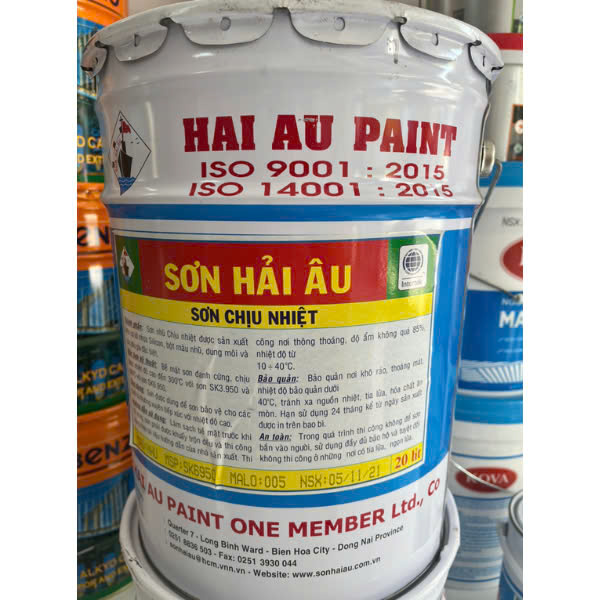 sơn chịu nhiệt Hải Âu cho ống xả