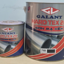 Sơn mạ kẽm Hard tex 2K Galant màu xám 431