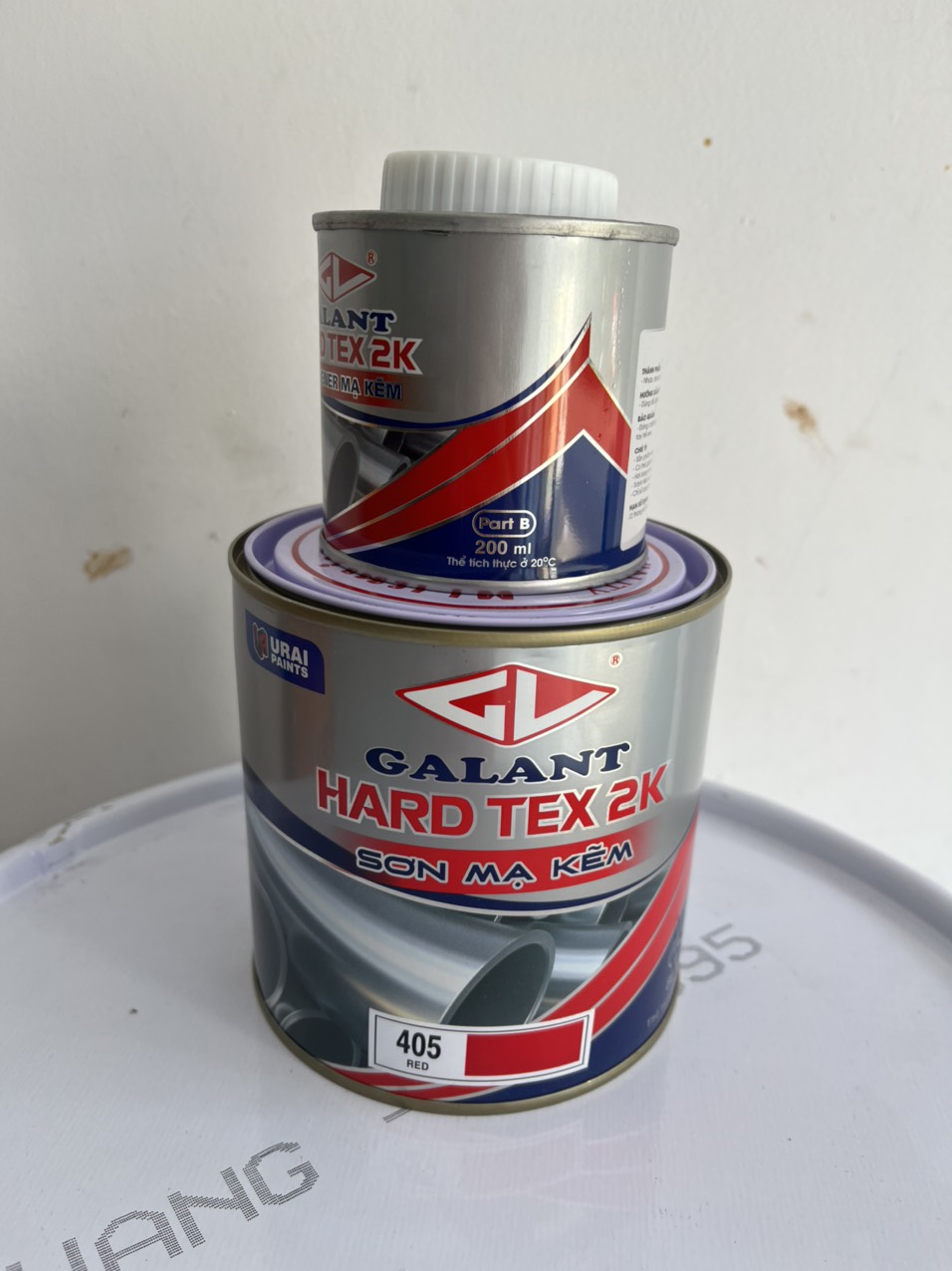 Sơn mạ kẽm Hard tex 2K Galant màu xanh da trời 402