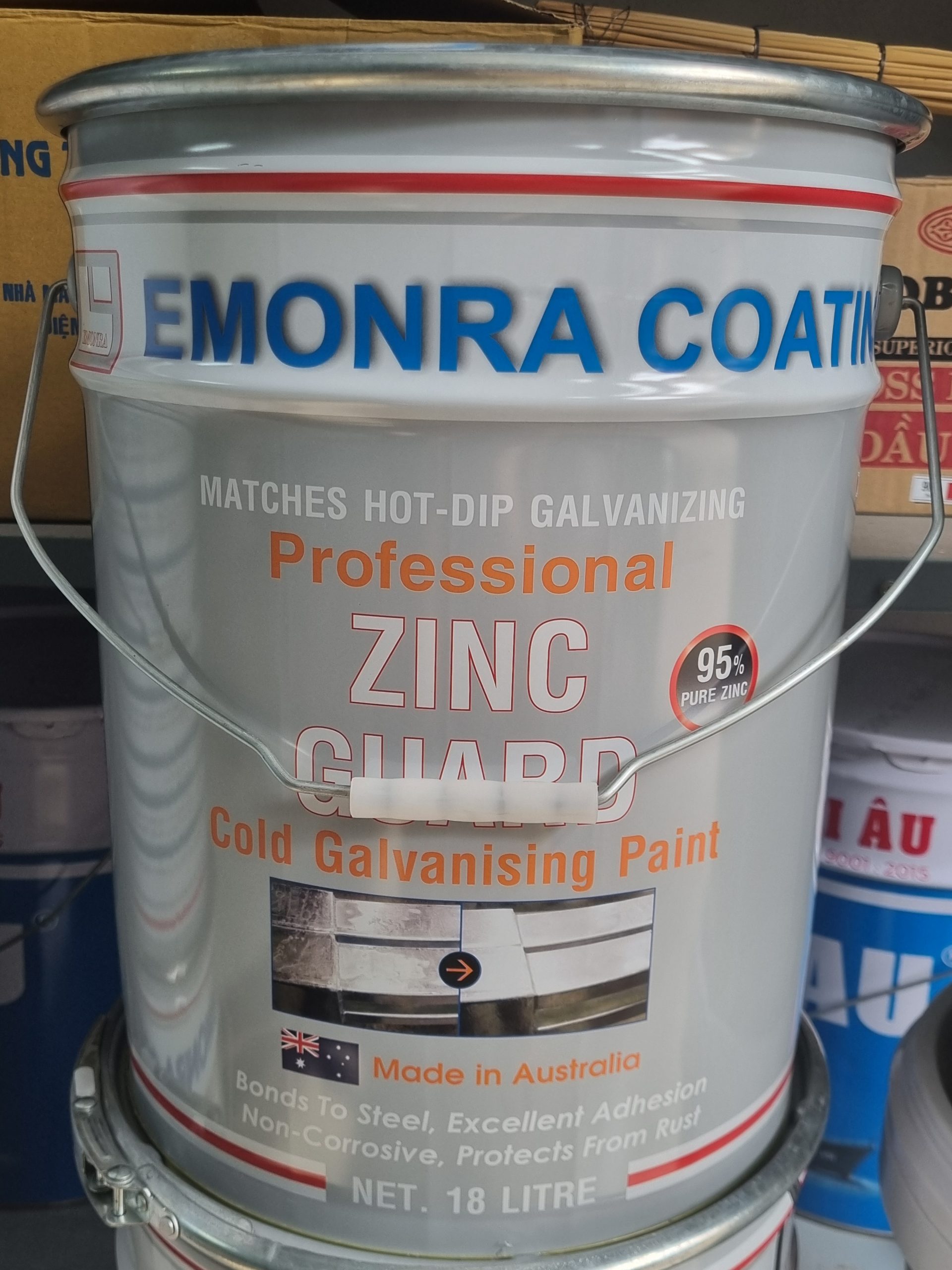 Ứng dụng sơn mạ kẽm lạnh ZG400 trong xây dựng