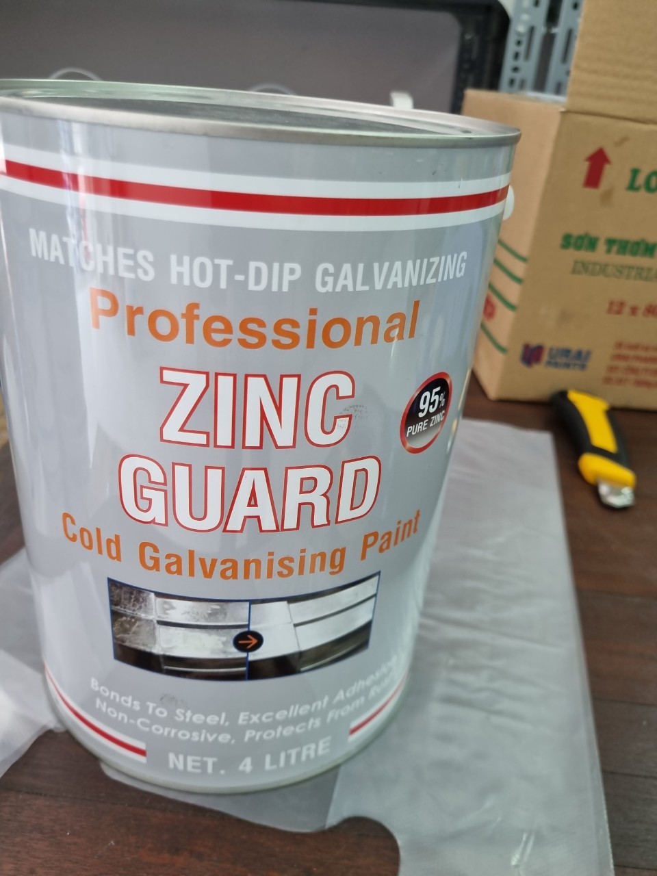 Sơn Mạ Kẽm Lạnh Zincguard 400 – Đảm Bảo Chống Ăn Mòn Vượt Trội