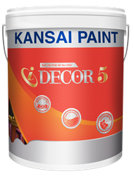 Sơn nội thất Kansai dễ lau chùi I Decor 5 (18L)