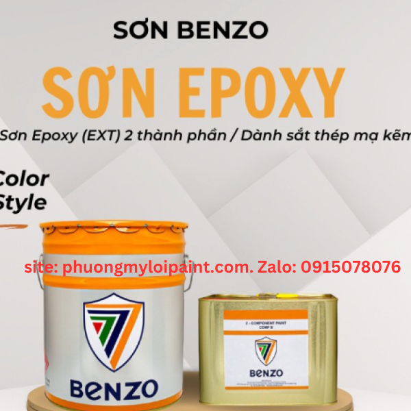 Sơn phủ Epoxy Benzo cho kim loại ngoài trời mã EXT322