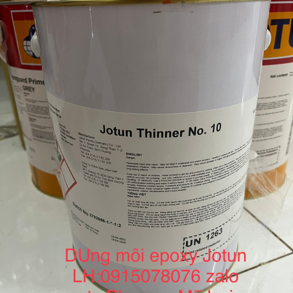 Dung môi pha sơn phủ epoxy Jotun Thinner No.10