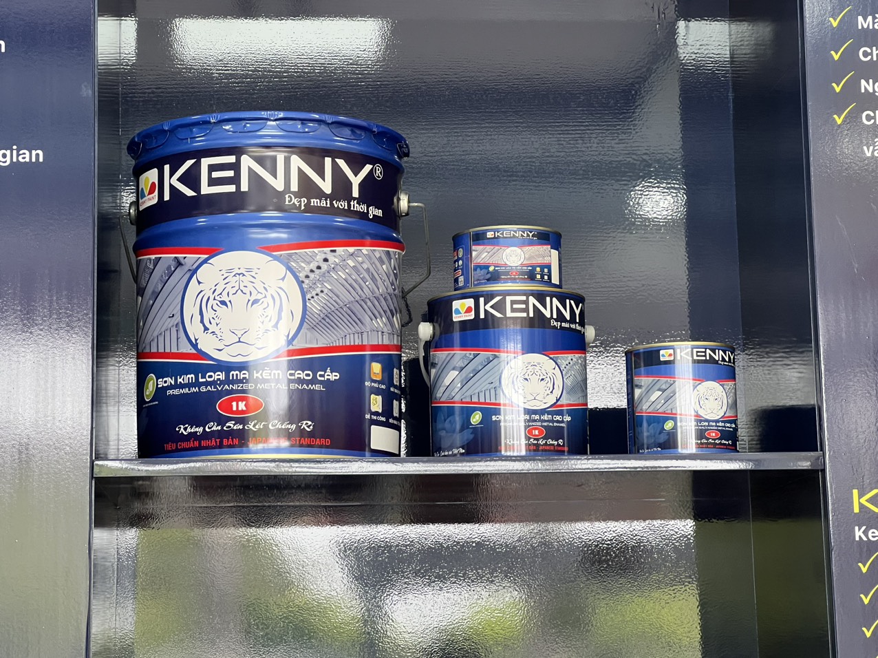 Xem bảng màu sơn mạ kẽm Kenny Xem bảng màu sơn mạ kẽm Kenny