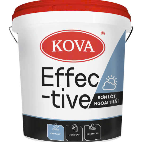 Sơn lót ngoại thất kháng kiềm KOVA Effective