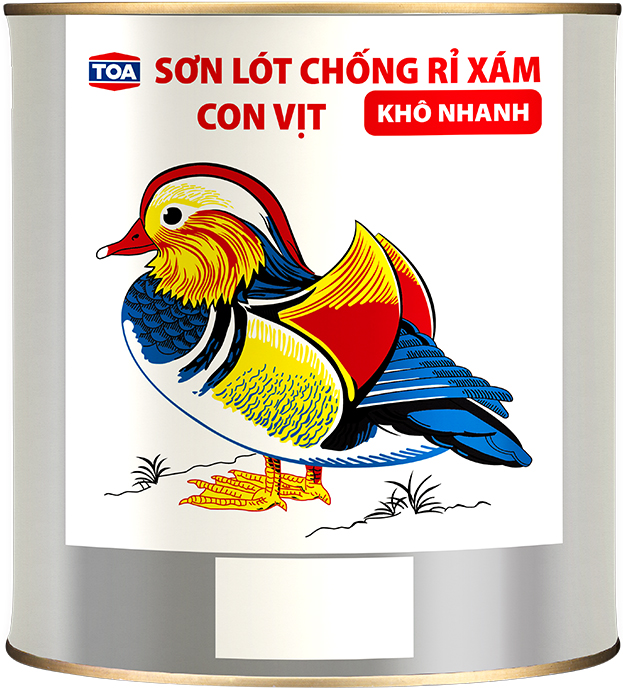 Sơn lót chống rỉ màu xám Con Vịt