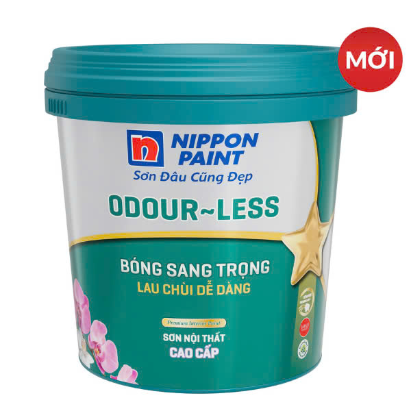 Sơn Nippon Odour-less Bóng Sang Trọng