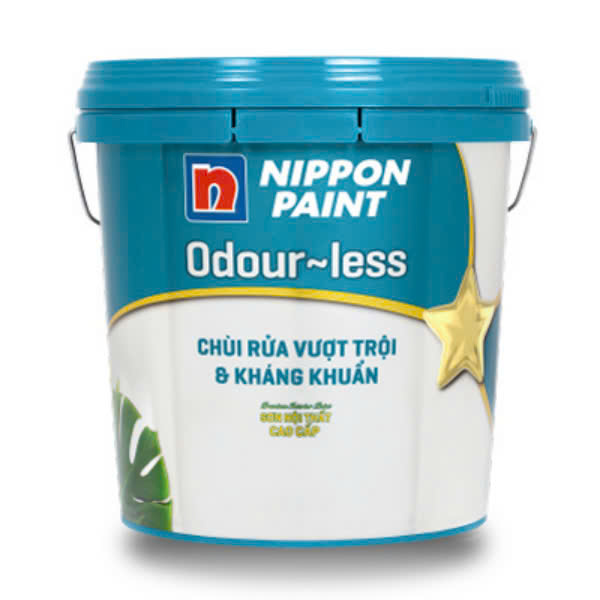 Sơn Nippon Odour-less Chùi Rửa Vượt Trội & Kháng Khuẩn Sơn Nippon Odour-less Chùi Rửa Vượt Trội & Kháng Khuẩn