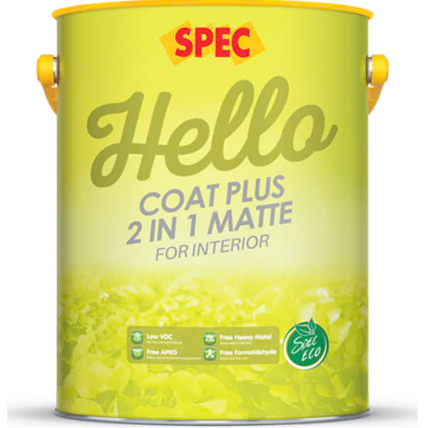 SPEC HELLO COAT PLUS 2 IN 1 MATTE FOR INTERIOR
