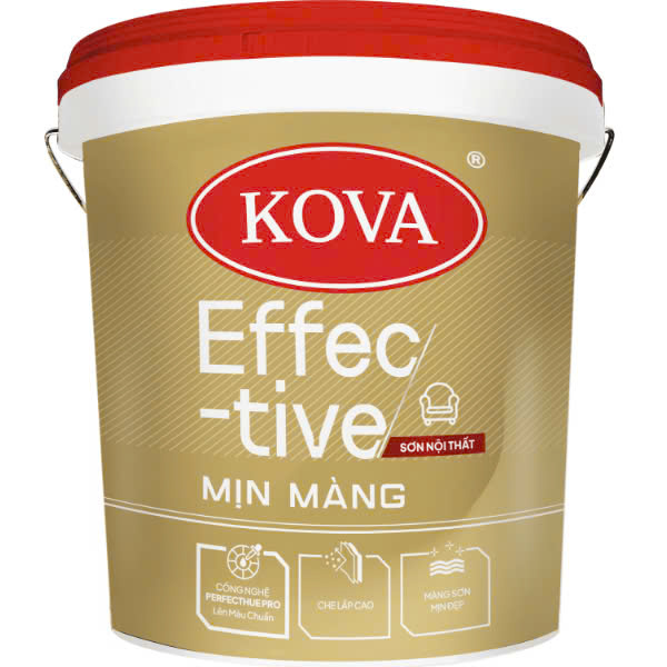 Sơn nội thất KOVA Effective Mịn Màng