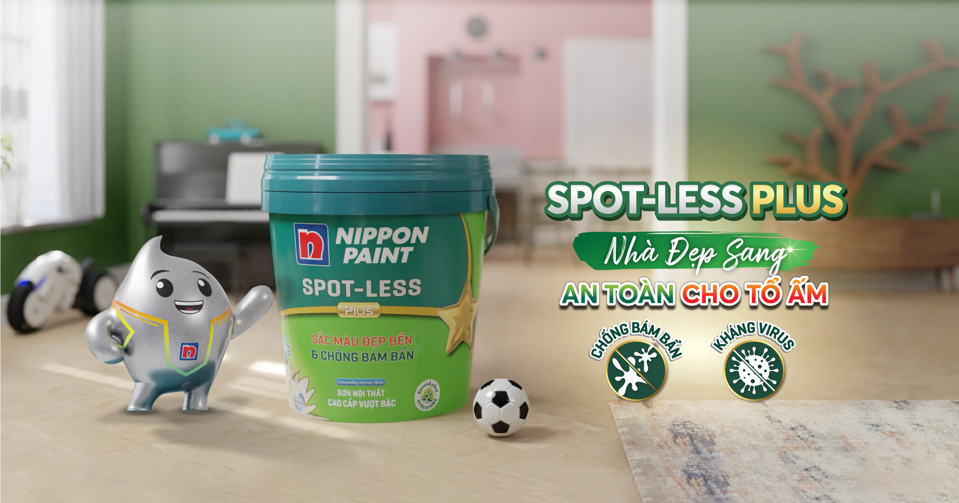 Sơn Nippon Nội Thất Và Những Màu Sắc Đột Phá Sơn Nippon Nội Thất Và Những Màu Sắc Đột Phá