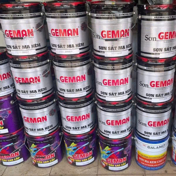 Sơn German chất lượng cho sắt thép bền đẹp Sơn German chất lượng cho sắt thép bền đẹp