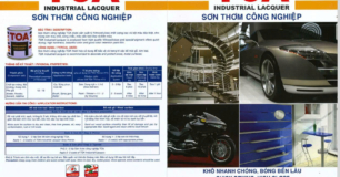 So sánh sơn công nghiệp Toa đỏ 885 và màu khác