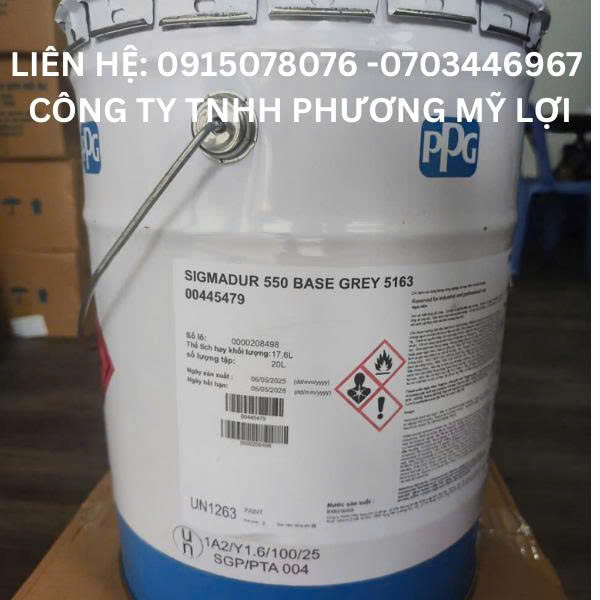 Hình ảnh Sơn Sigmadur 550 Brown 2182 – Chống Rỉ Bền Màu