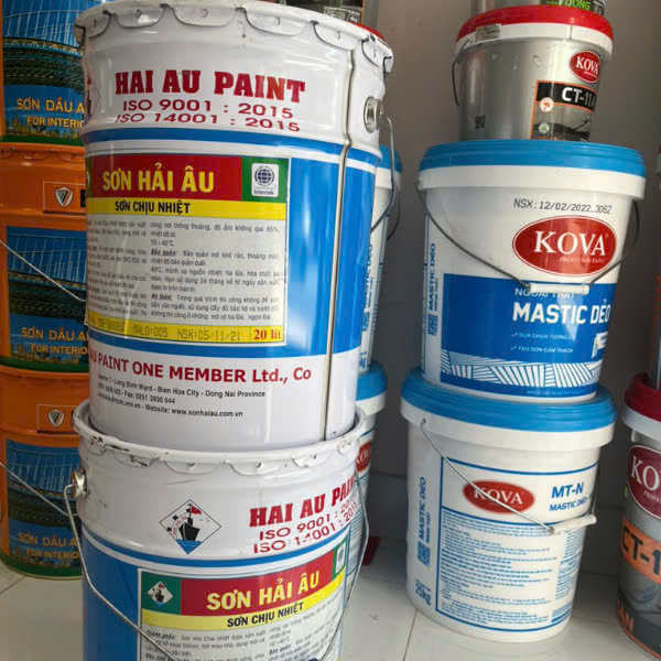 Hình ảnh Báo Giá Sơn Chịu Nhiệt Hải Âu 400 Độ Mới Nhất