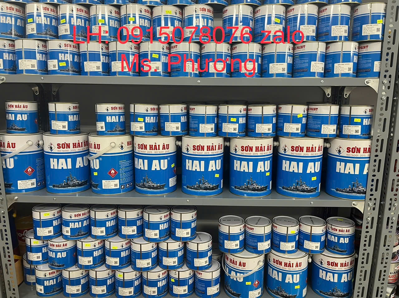 Hình ảnh Sơn chống rỉ Hải Âu 2 thành phần 16kg