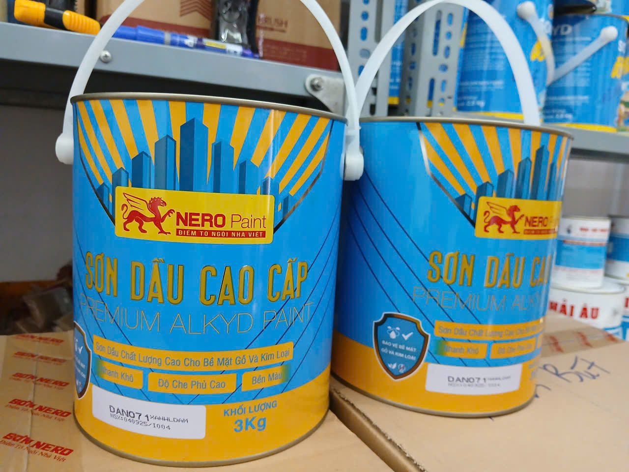 Hình ảnh Đại Lý Sơn Dầu Nero Chính Hãng Tại TP.HCM