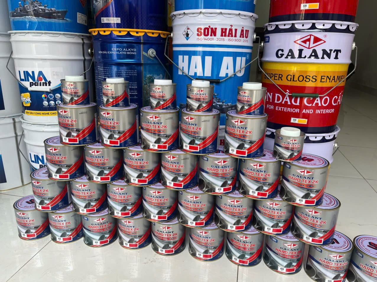 Hình ảnh Mua Sơn Mạ Kẽm 1K Galant Hard Tex Nhanh Khô