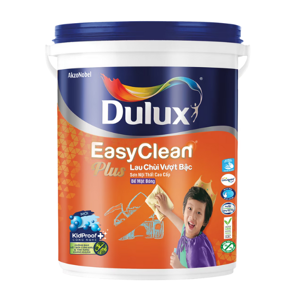 Sơn Dulux EasyClean Plus Lau Chùi Vượt Bậc Bề Mặt Bóng