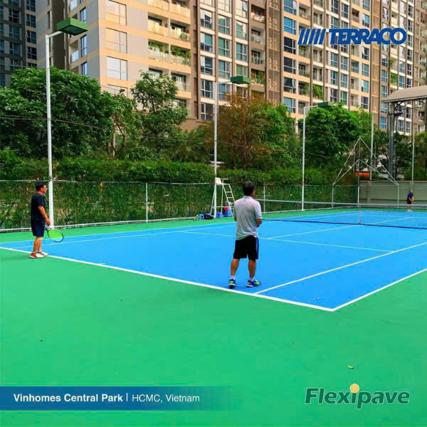 Đại lý cung cấp sơn Terraco sân bóng rổ bền đẹp