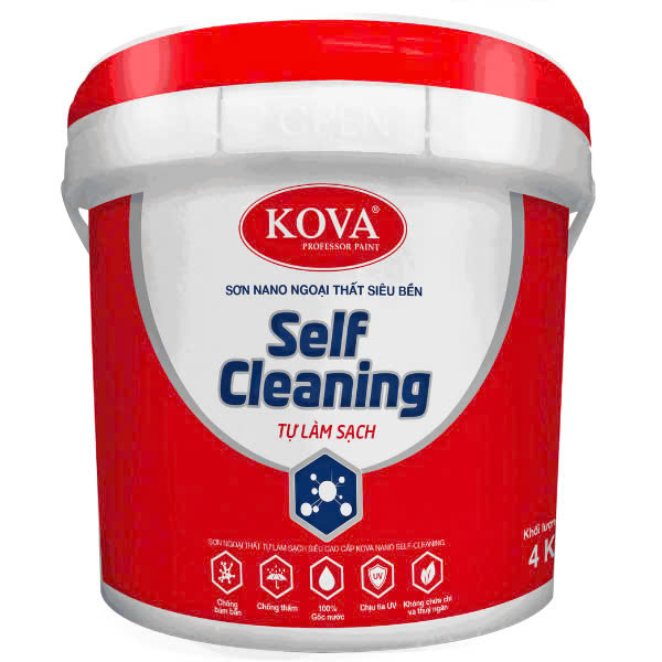 Sơn ngoại thất Kova Self Cleaning Nano siêu bền