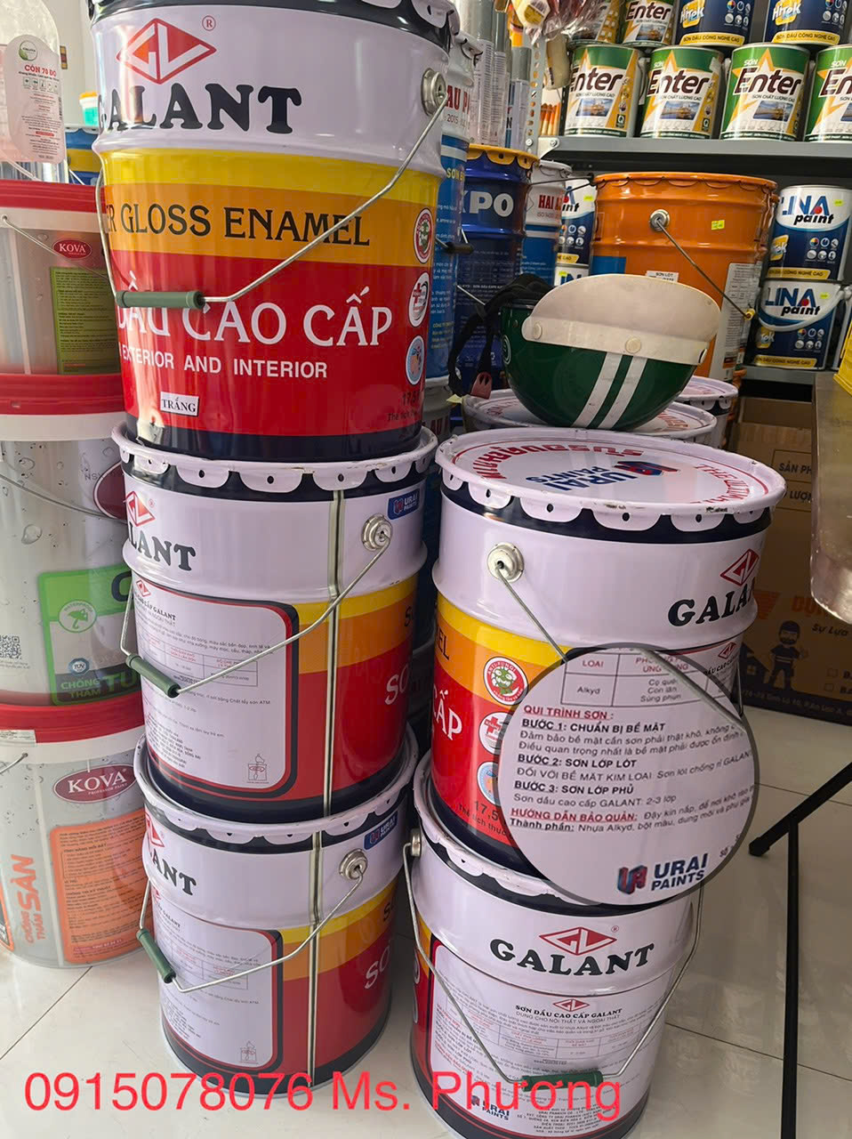 Cửa hàng sơn dầu Galant ở đâu bán hàng chính hãng