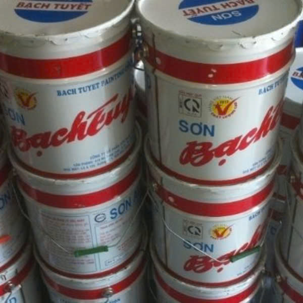 Đại lý bán sơn dầu Bạch Tuyết thùng 16kg