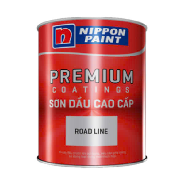Sơn kẻ vạch đường Nippon road line màu trắng 5 lít